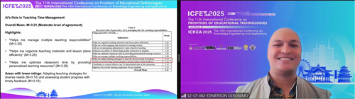 ICFET 2025 Session 2